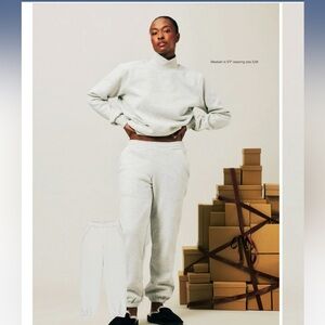 PRICE DROP!PARKE CLASSIC GREY Unisex Sweatpants (Fleece Inside)NIB! XS!